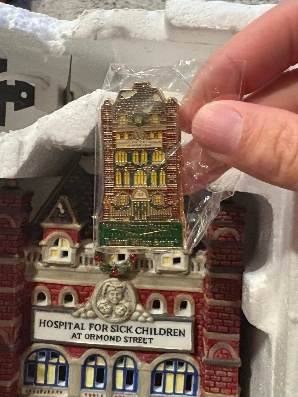Department 56 Hospital for Sick Children Ormond Street 58712 Dickens Village PIN